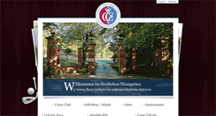 Desktop Screenshot of golfclub-regensburg.de